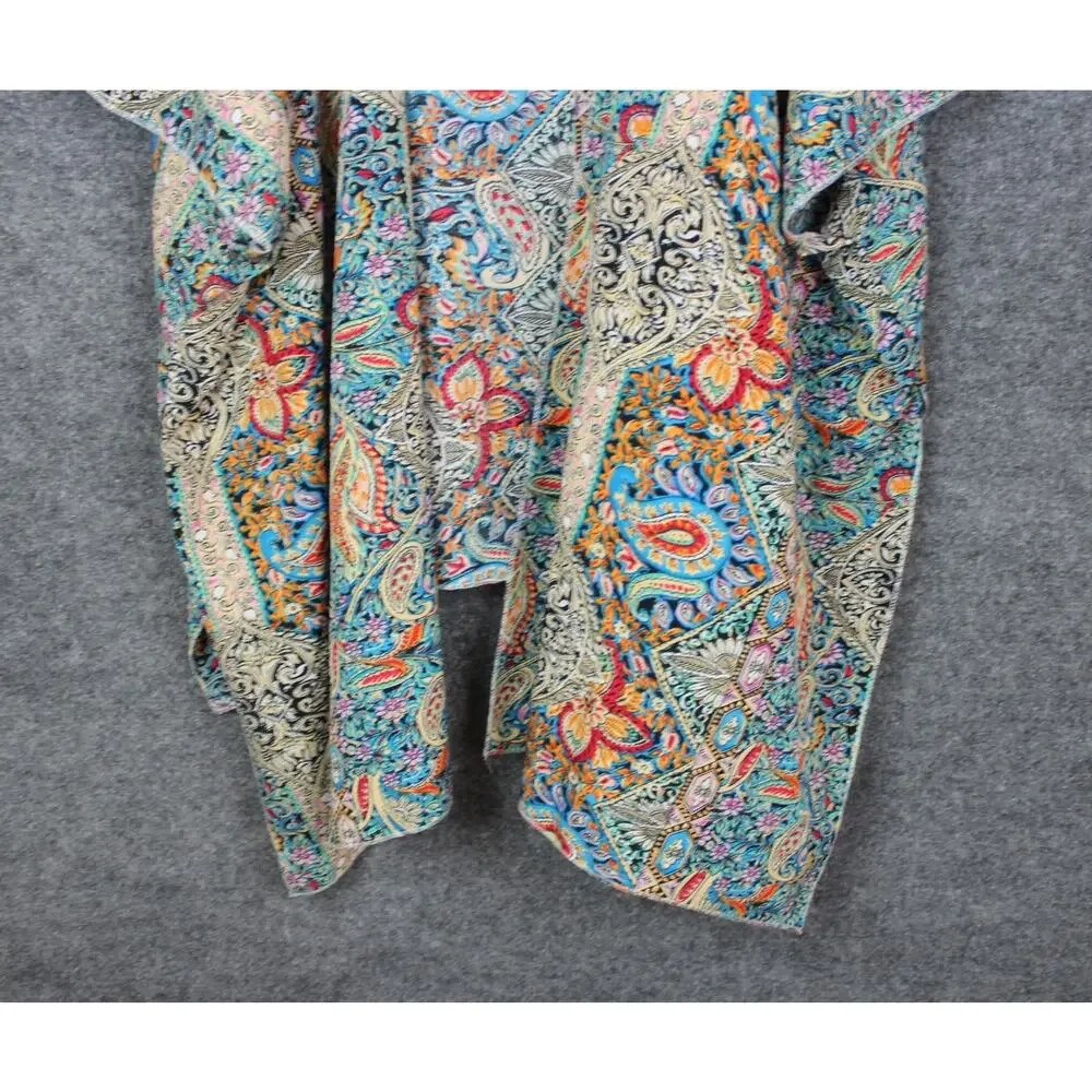 Women's‎ Kimono Cover-Up One-Size Paisley Print Multi Color